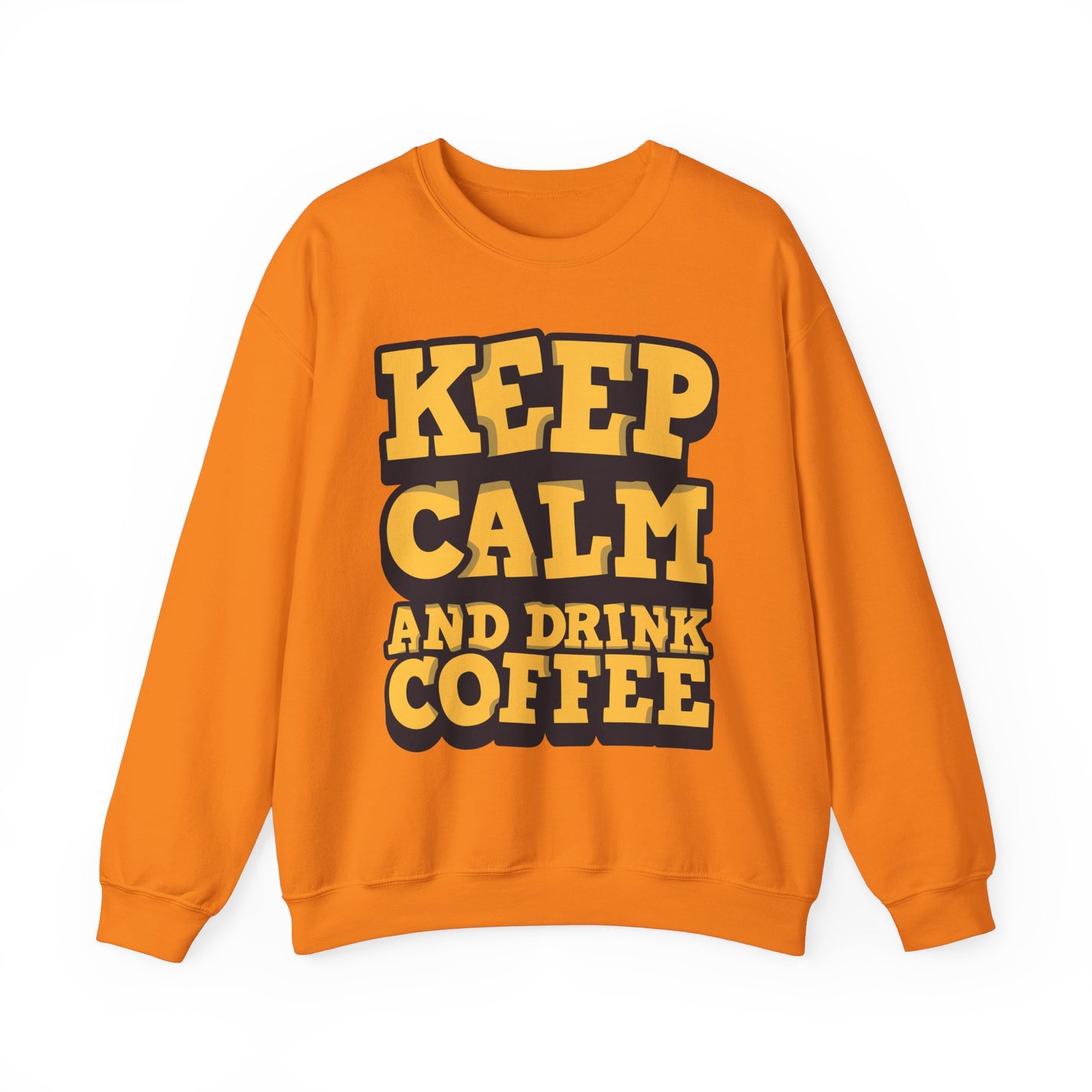 Keep Calm And Drink Coffee Unisex Heavy Blend™ Crewneck Sweatshirt