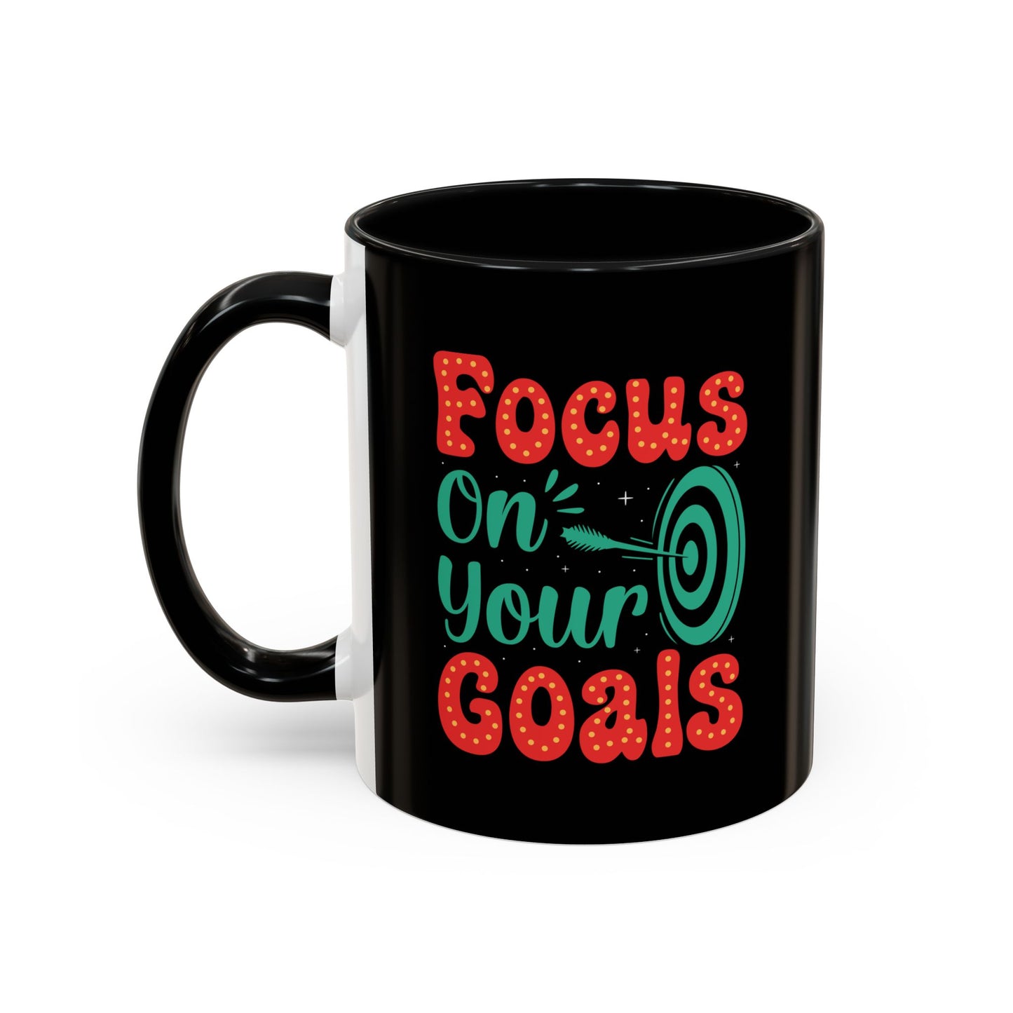Focus On Your Goals Accent Coffee Mug (11, 15oz)