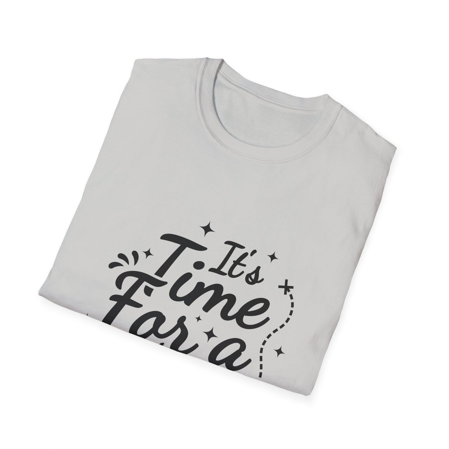 It's Time for a New Adventure Unisex Softstyle T-Shirt