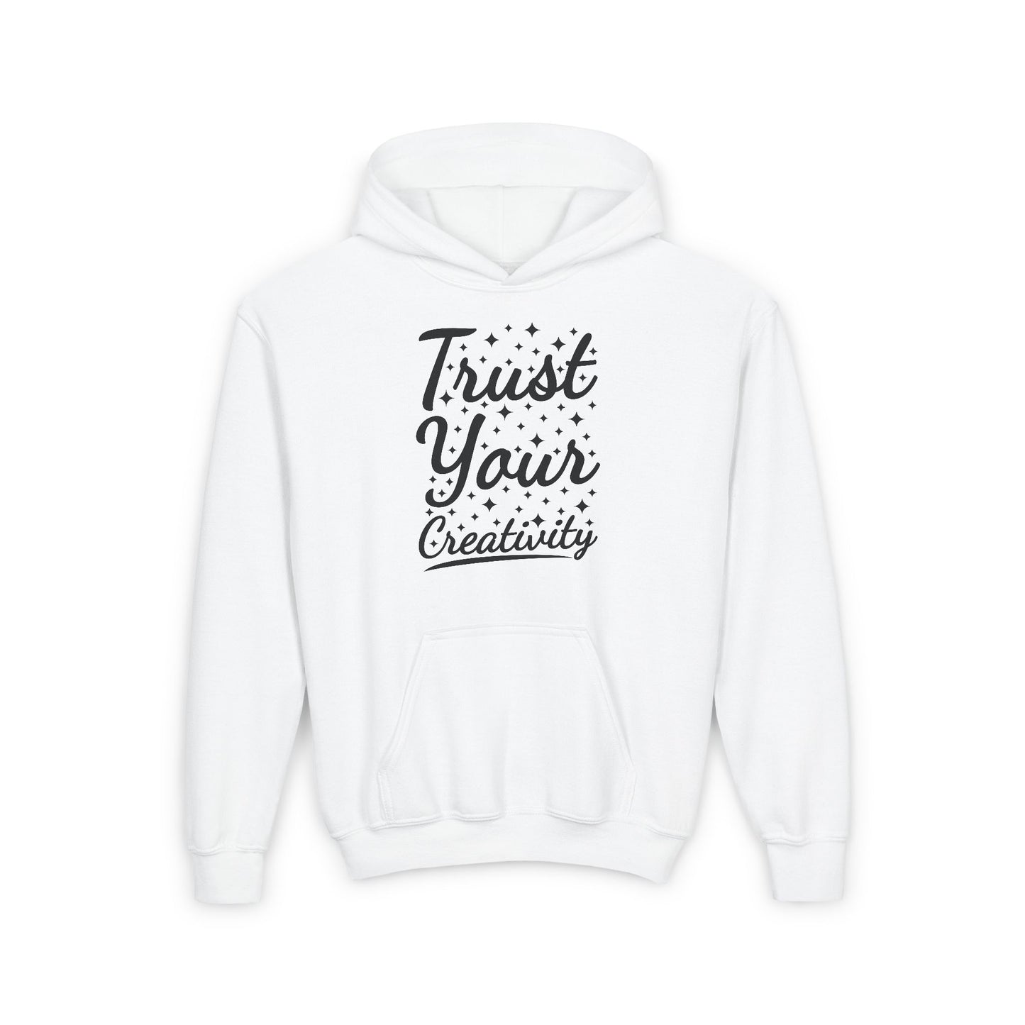 Trust Your Creativity Youth Heavy Blend Hooded Sweatshirt