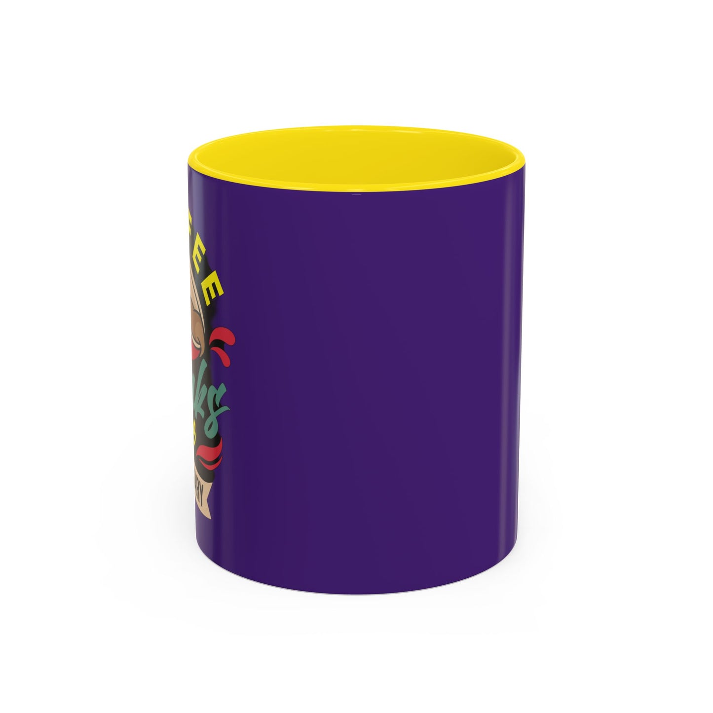 Coffee Breaks Are Necessary Accent Coffee Mug (11, 15oz)