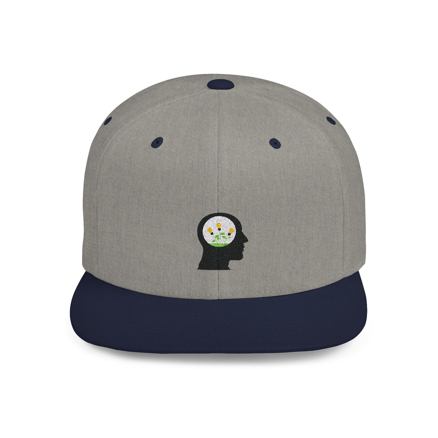 Mindset And Positive Thoughts Flat Bill Snapback