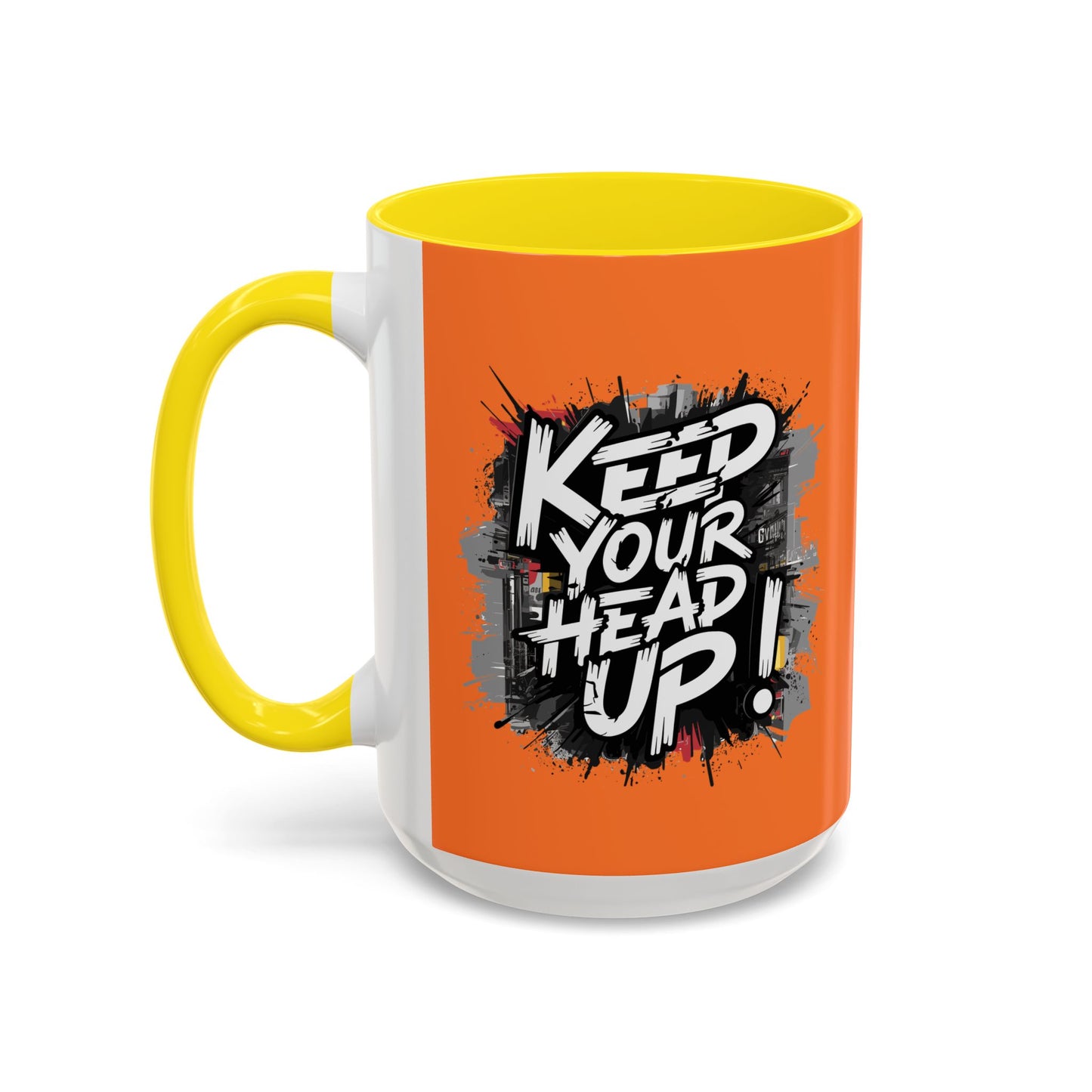 Keep Your Head Up! Accent Coffee Mug (11, 15oz)