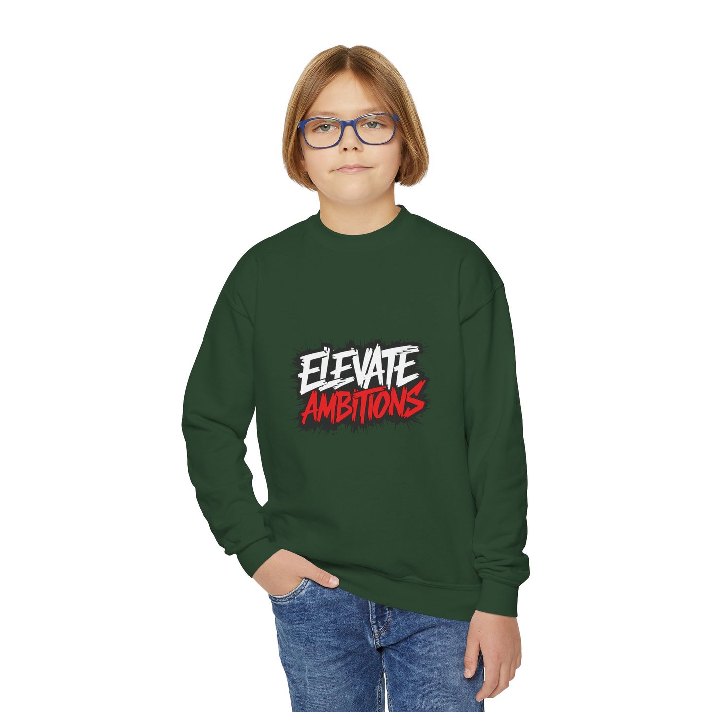 Elevate Ambitions Youth Crewneck Sweatshirt