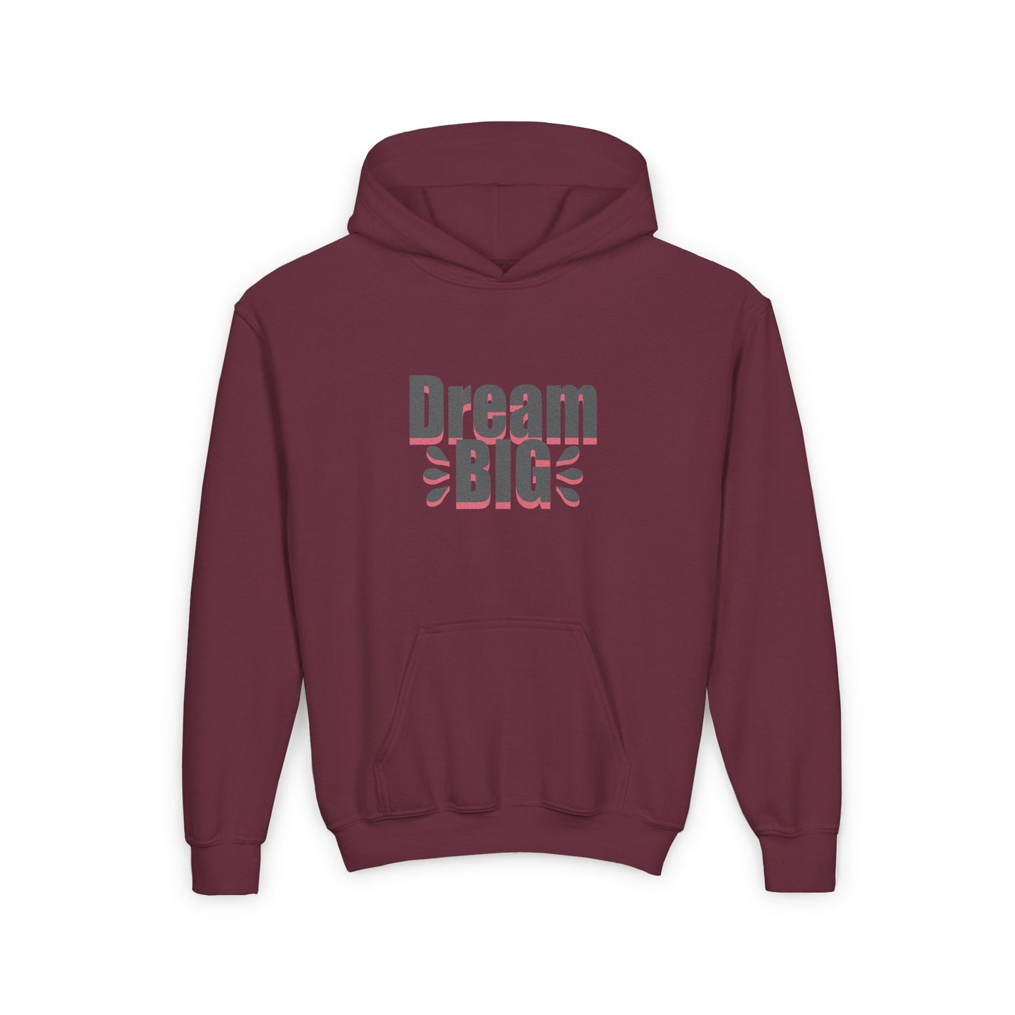 Dream Big Distressed Youth Heavy Blend Hooded Sweatshirt