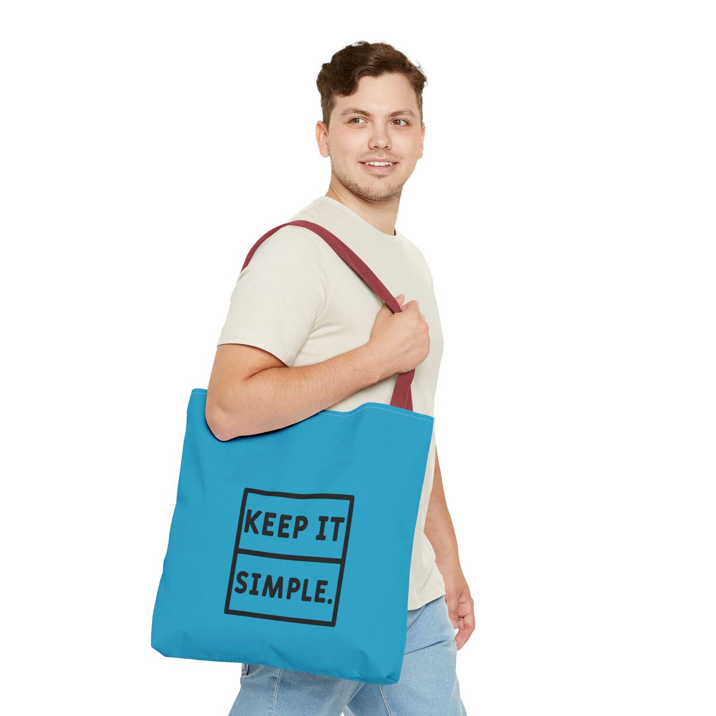 Keep It Simple Tote Bag (AOP)