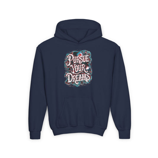 Pursue Your Dreams Youth Heavy Blend Hooded Sweatshirt