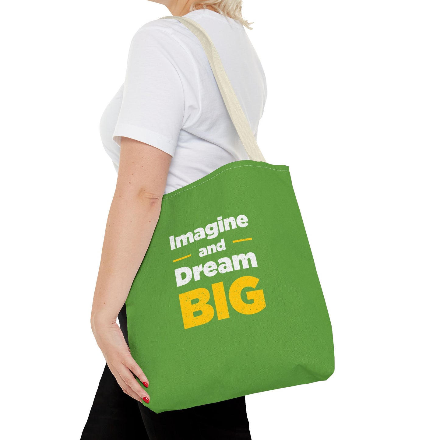 Imagine And Dream Big Tote Bag (AOP)