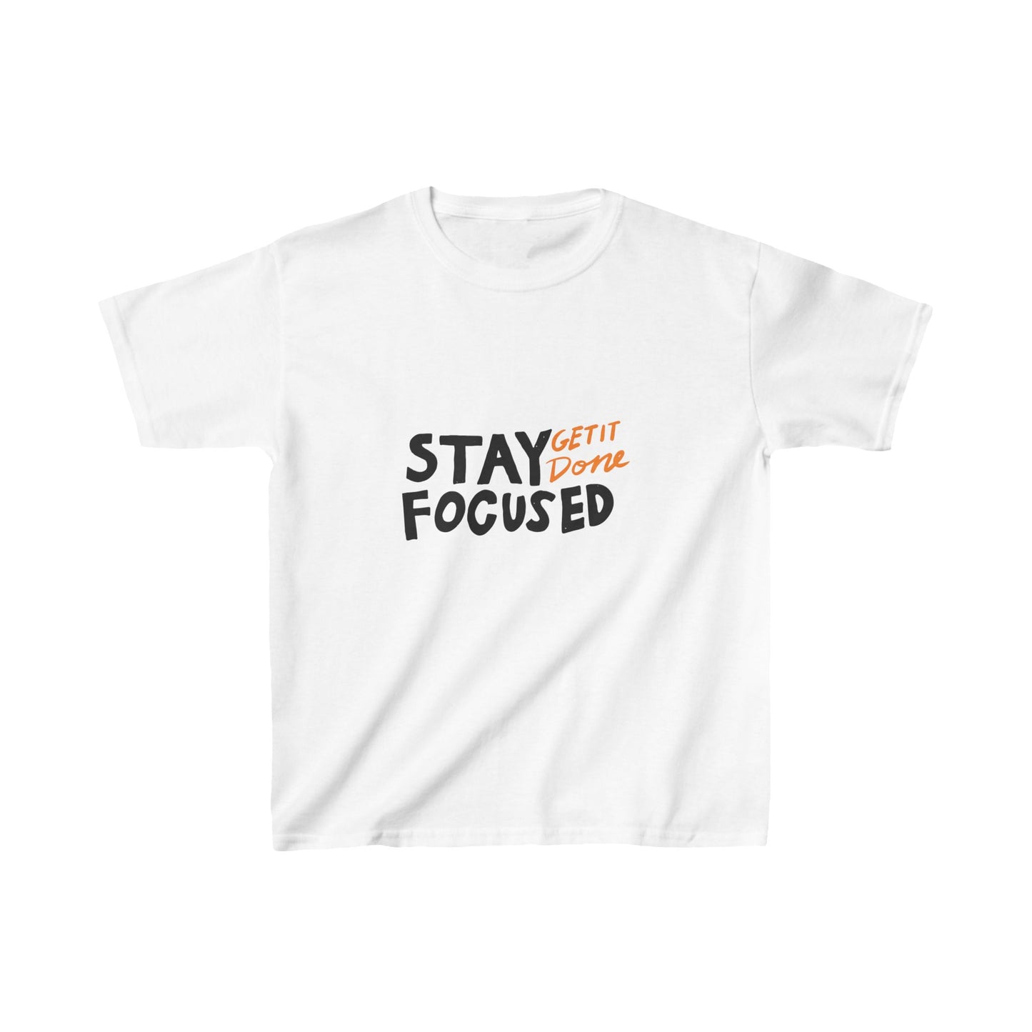 Stay Focused Get It Done Kids Heavy Cotton™ Tee