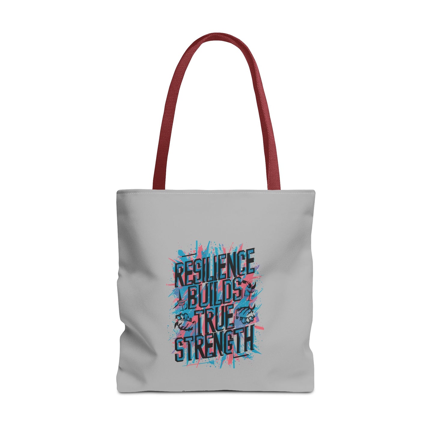 Resilience Builds True Strength Tote Bag (AOP)