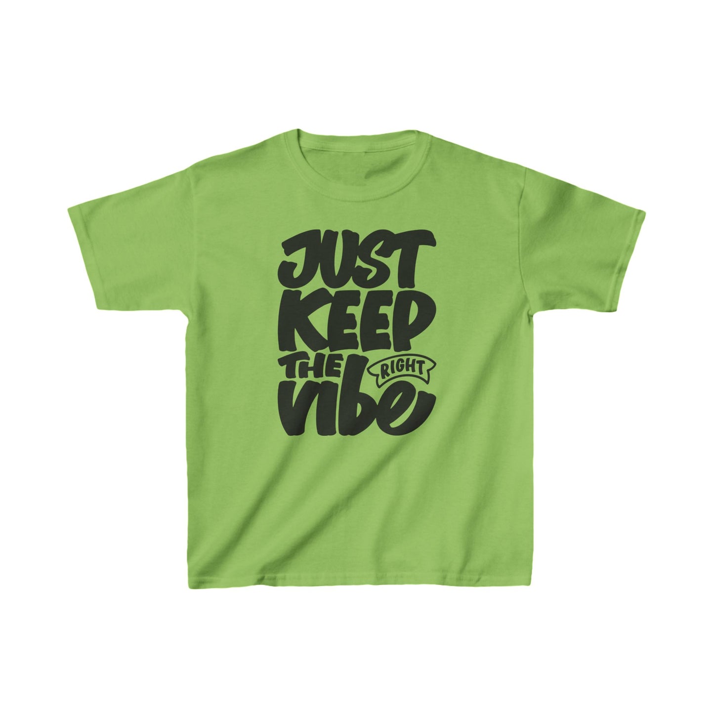 Just Keep The Right Vibe Kids Heavy Cotton™ Tee