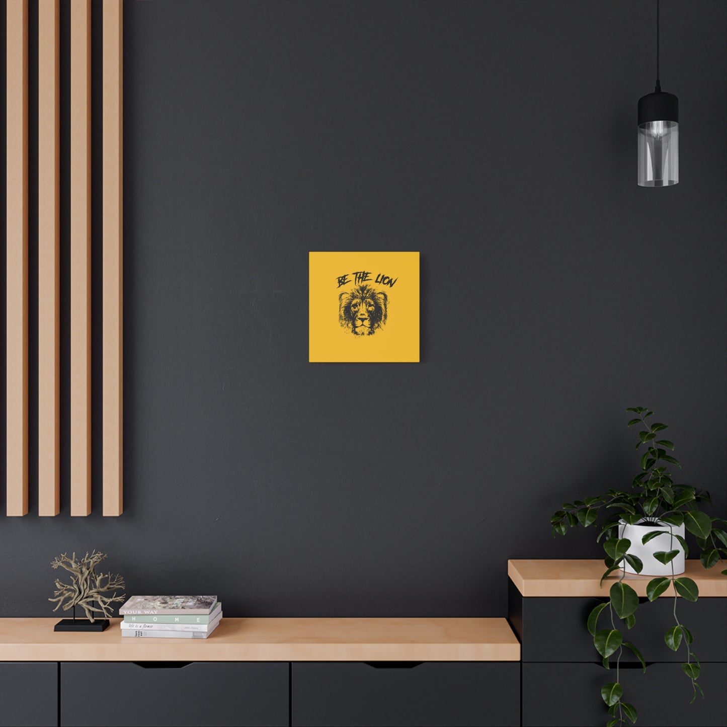 Be The Lion Matte Canvas, Stretched, 1.25"