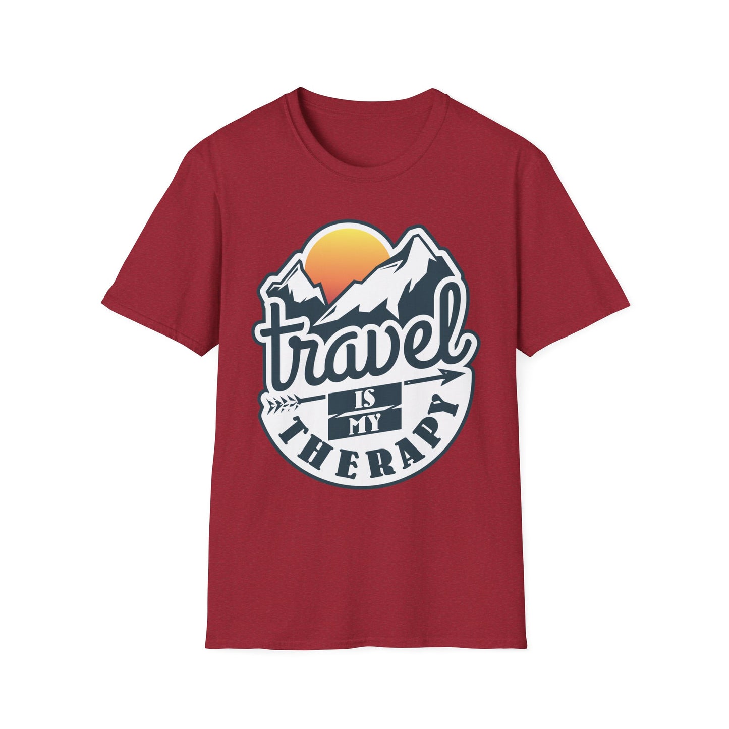 Travel Is My Therapy Unisex Softstyle T-Shirt