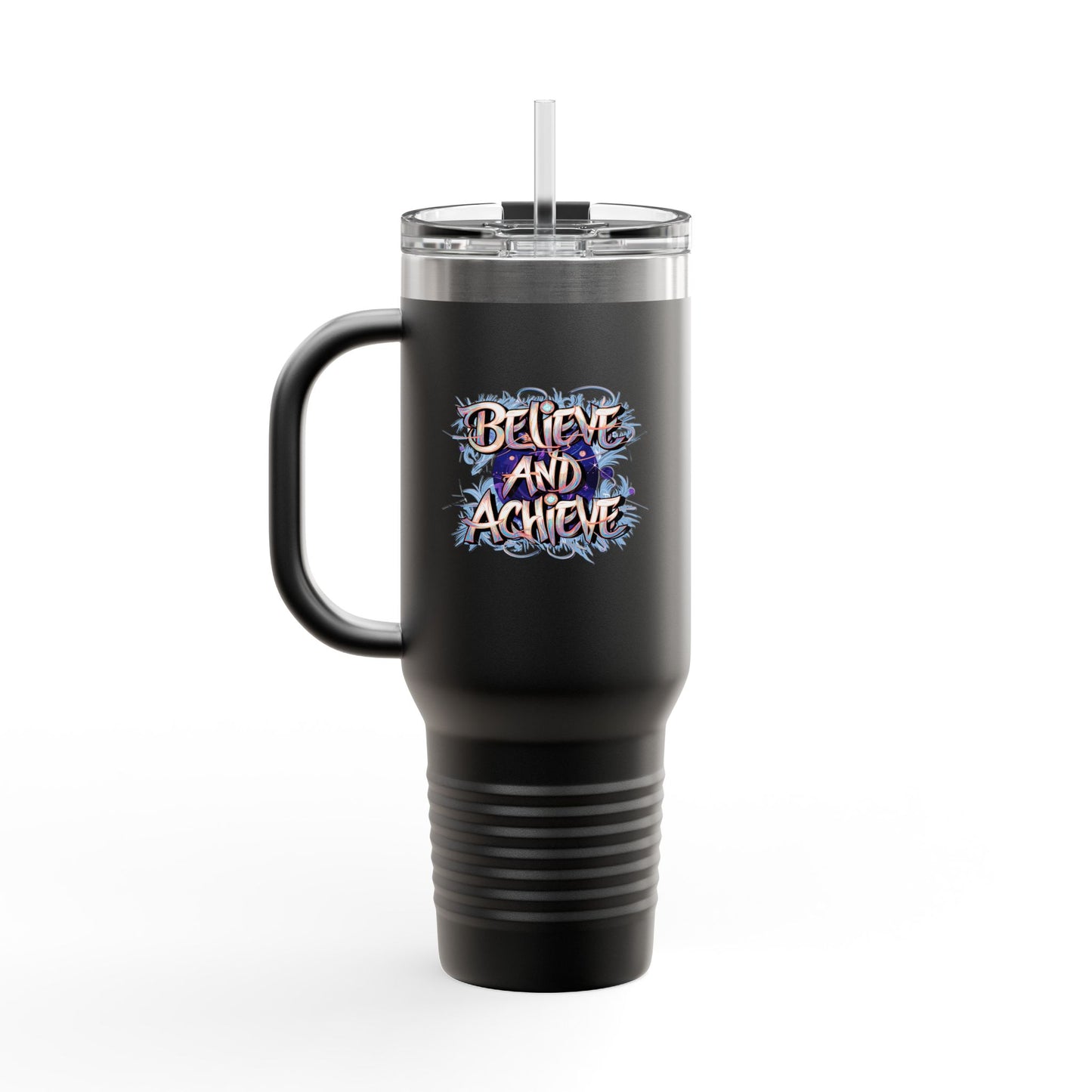 Believe And Achieve Insulated Travel Mug, 40oz