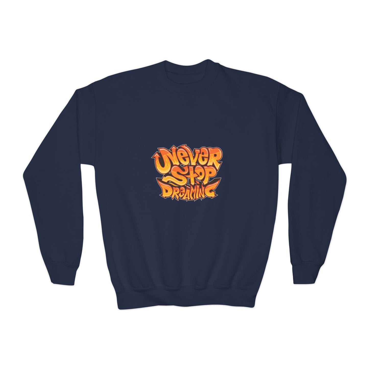 Never Stop Dreaming Youth Crewneck Sweatshirt