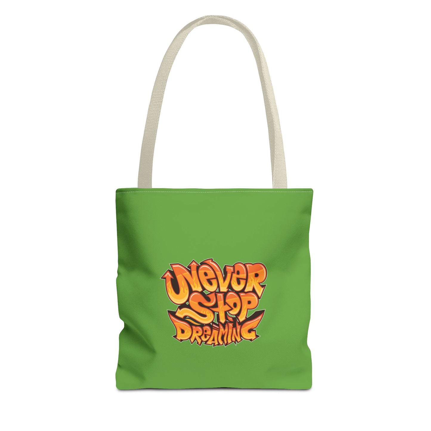 Never Stop Dreaming Tote Bag (AOP)