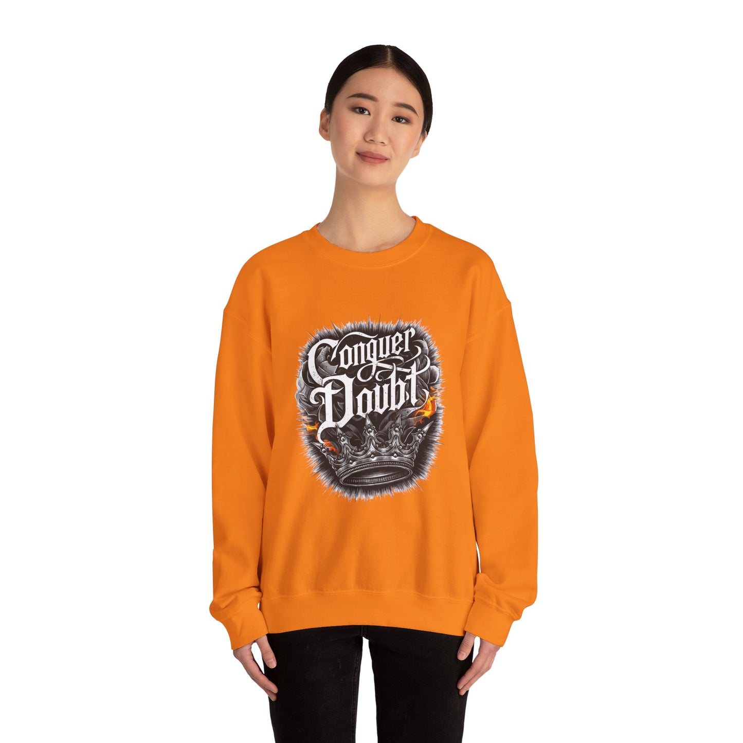 Conquer Doubt Unisex Heavy Blend™ Crewneck Sweatshirt
