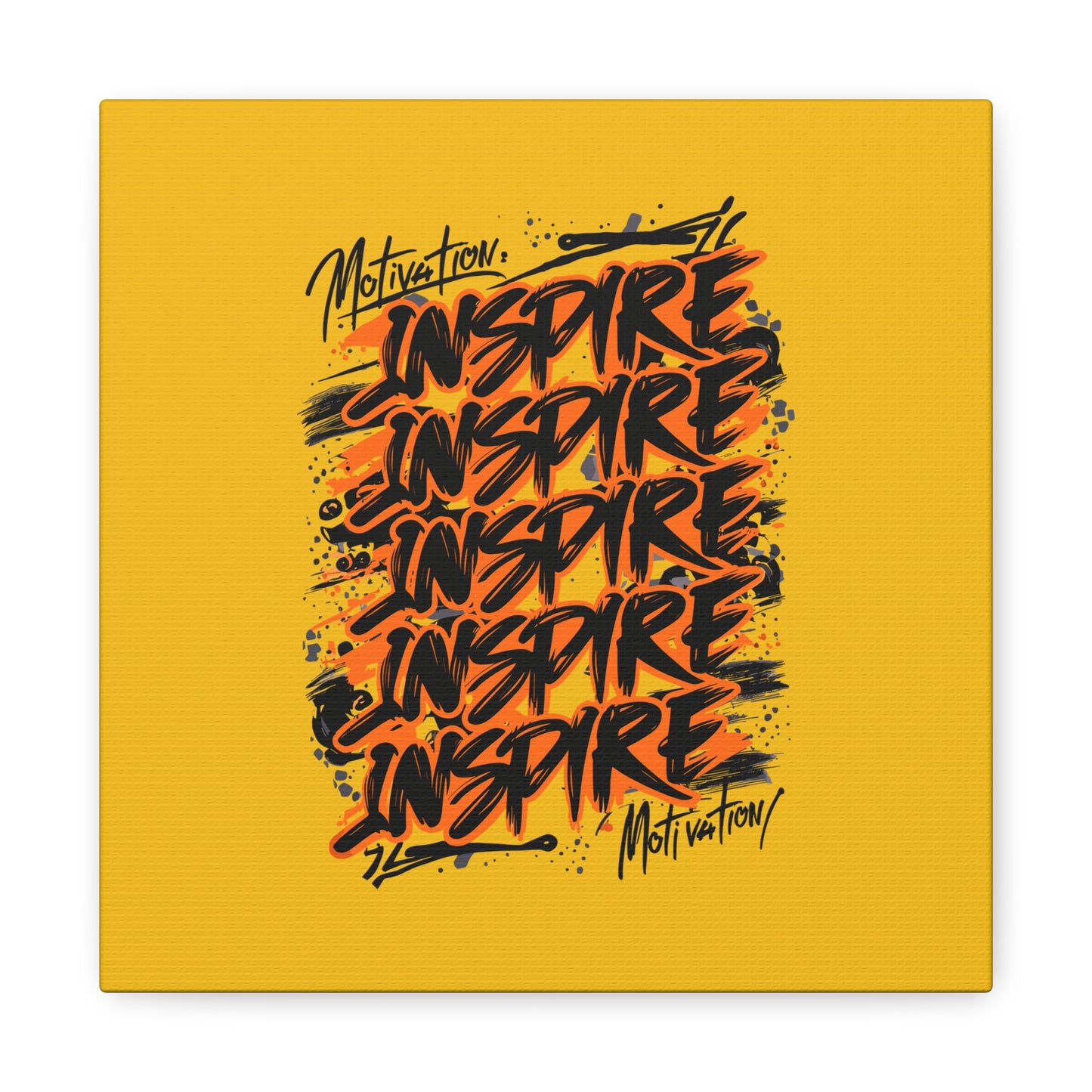 Motivation Inspire Motivation Matte Canvas, Stretched, 1.25"