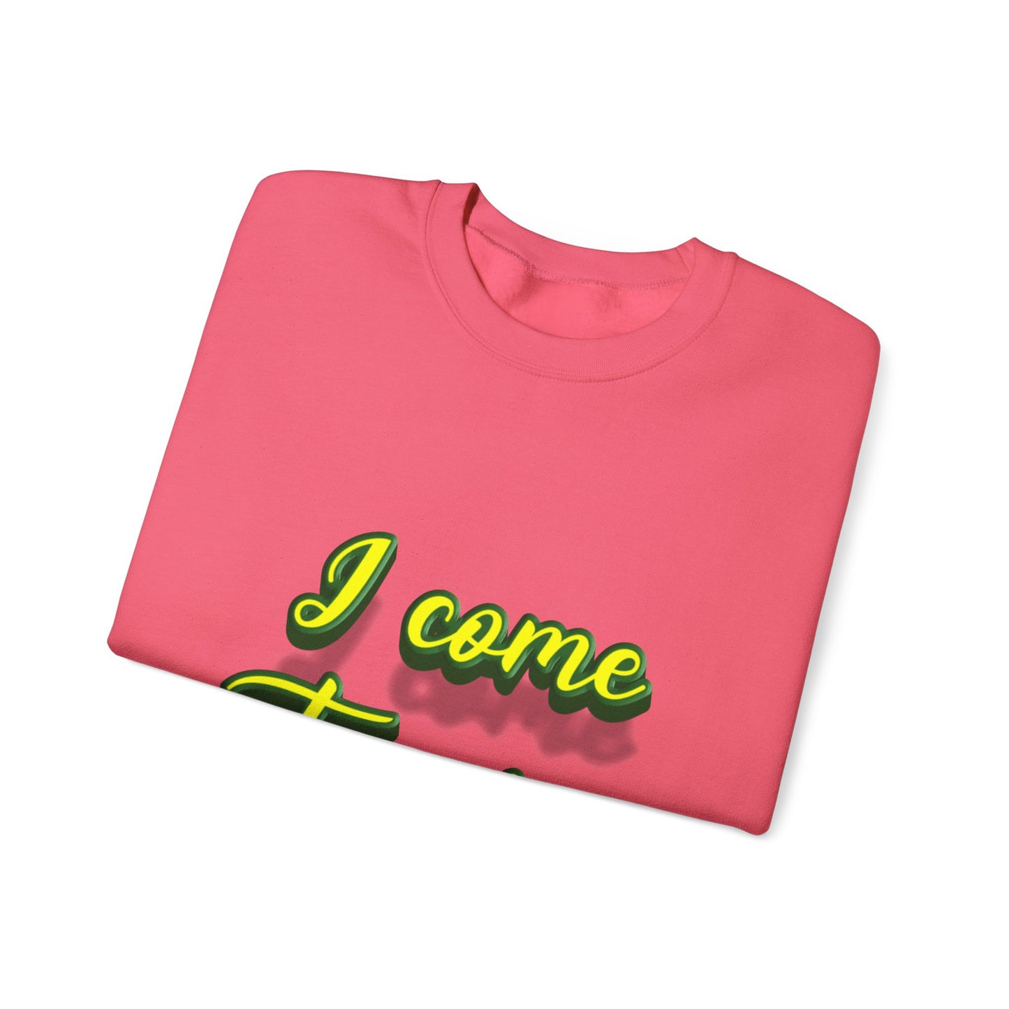 I Come To Win Unisex Heavy Blend™ Crewneck Sweatshirt