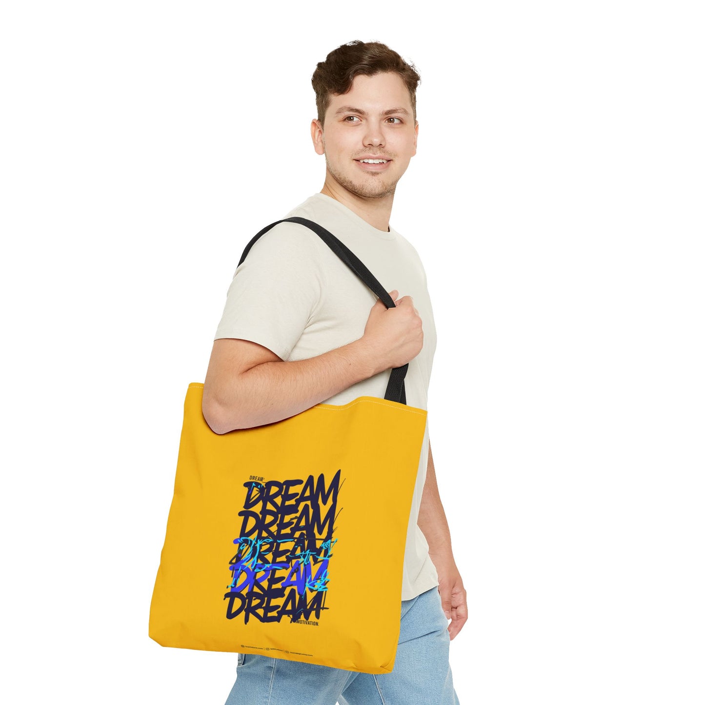 Dream Motivation Tote Bag (AOP)