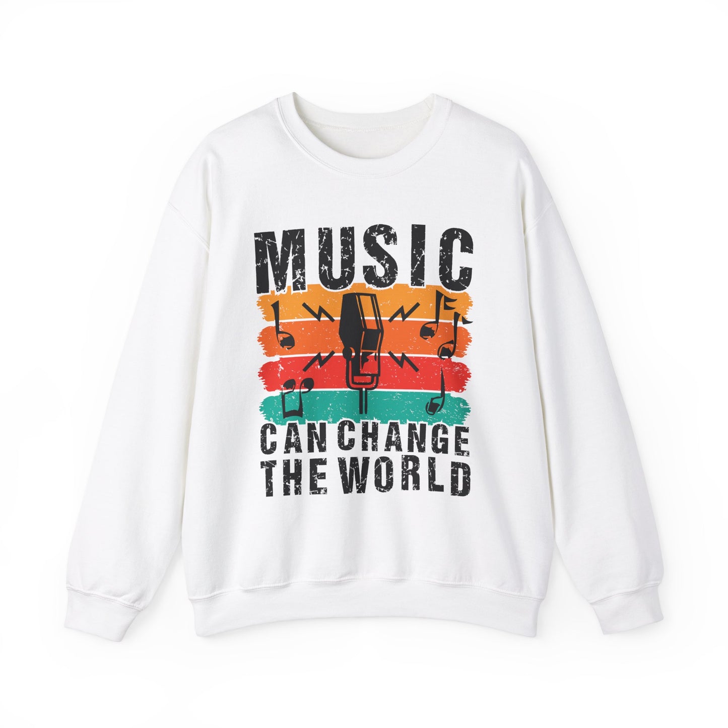 Music Can Change The World Unisex Heavy Blend™ Crewneck Sweatshirt