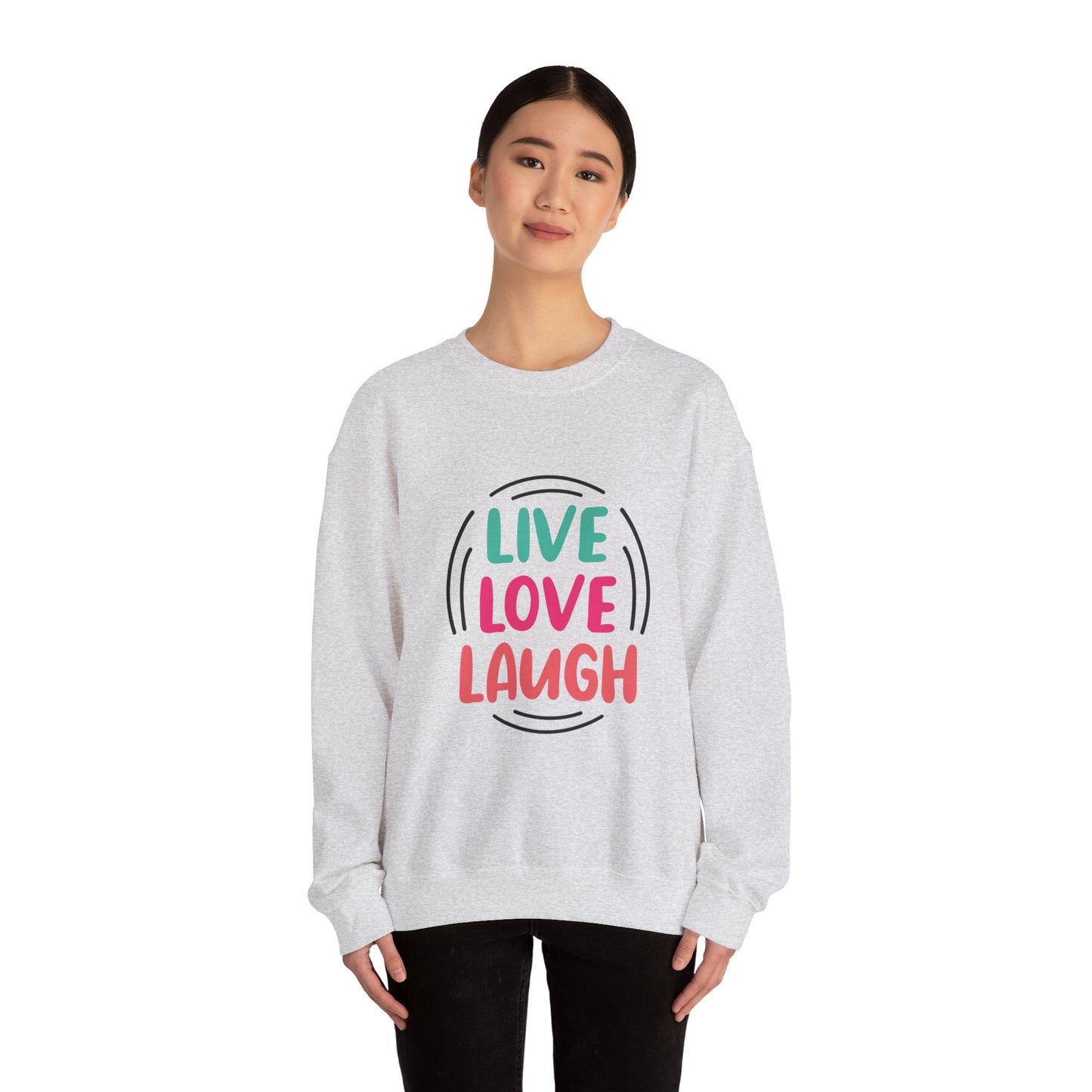 Live Love Laugh Unisex Heavy Blend™ Crewneck Sweatshirt
