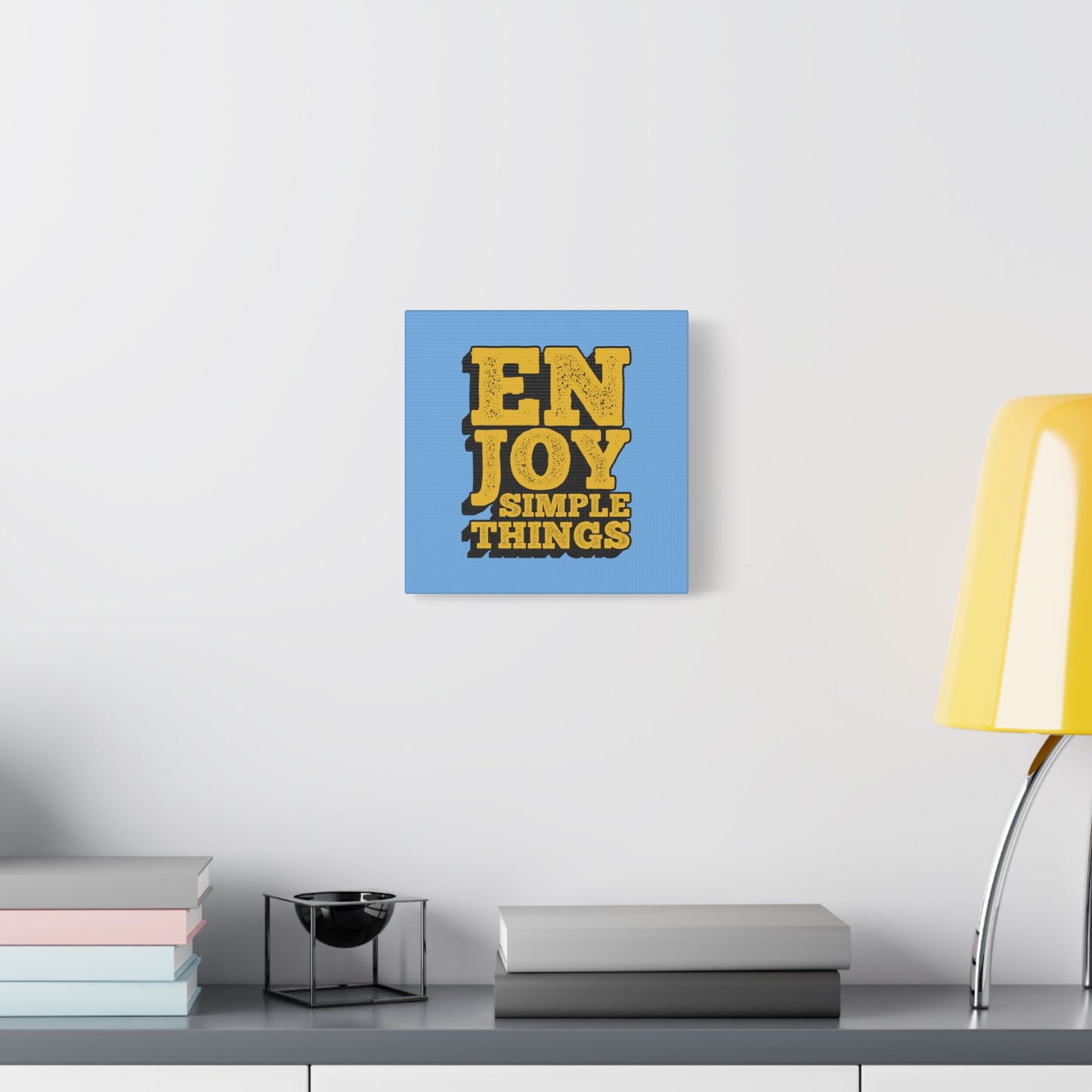 Enjoy Simple Things Matte Canvas, Stretched, 1.25"