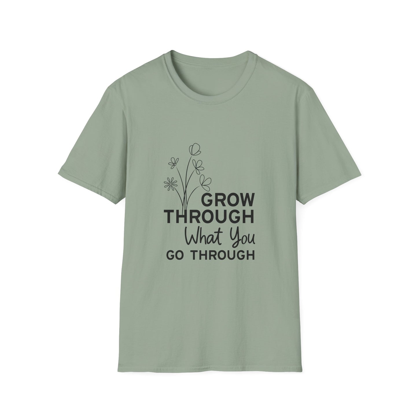 Grow Through  Unisex Softstyle T-Shirt