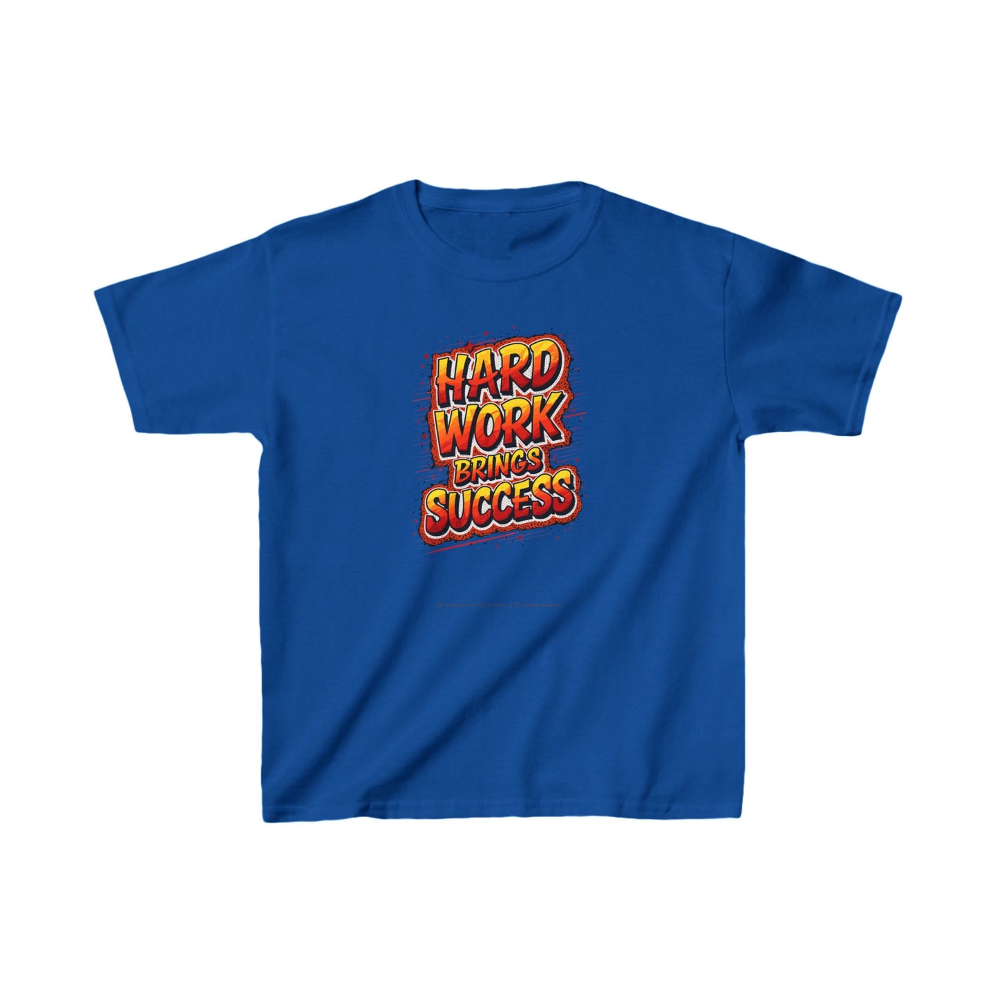 Hard Work Brings Success Kids Heavy Cotton™ Tee