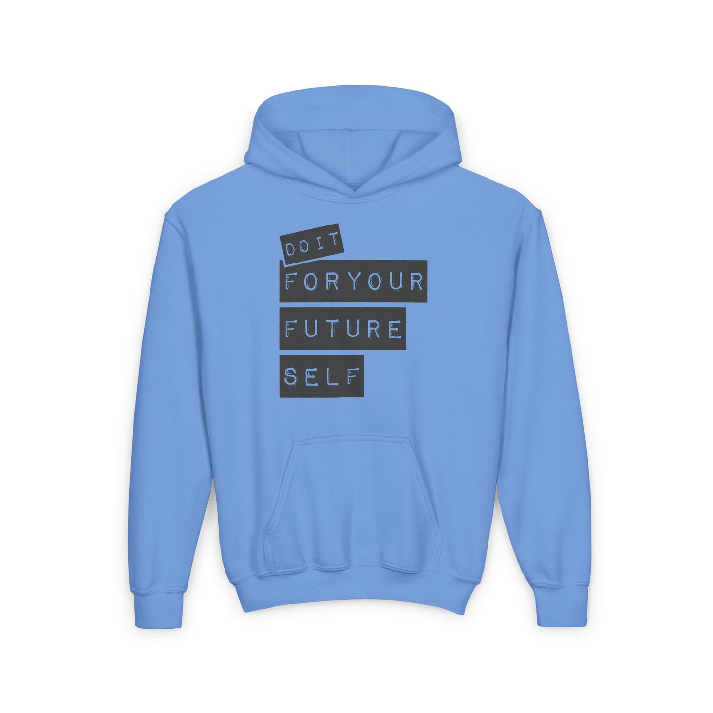Do It For Your Future Self Youth Heavy Blend Hooded Sweatshirt