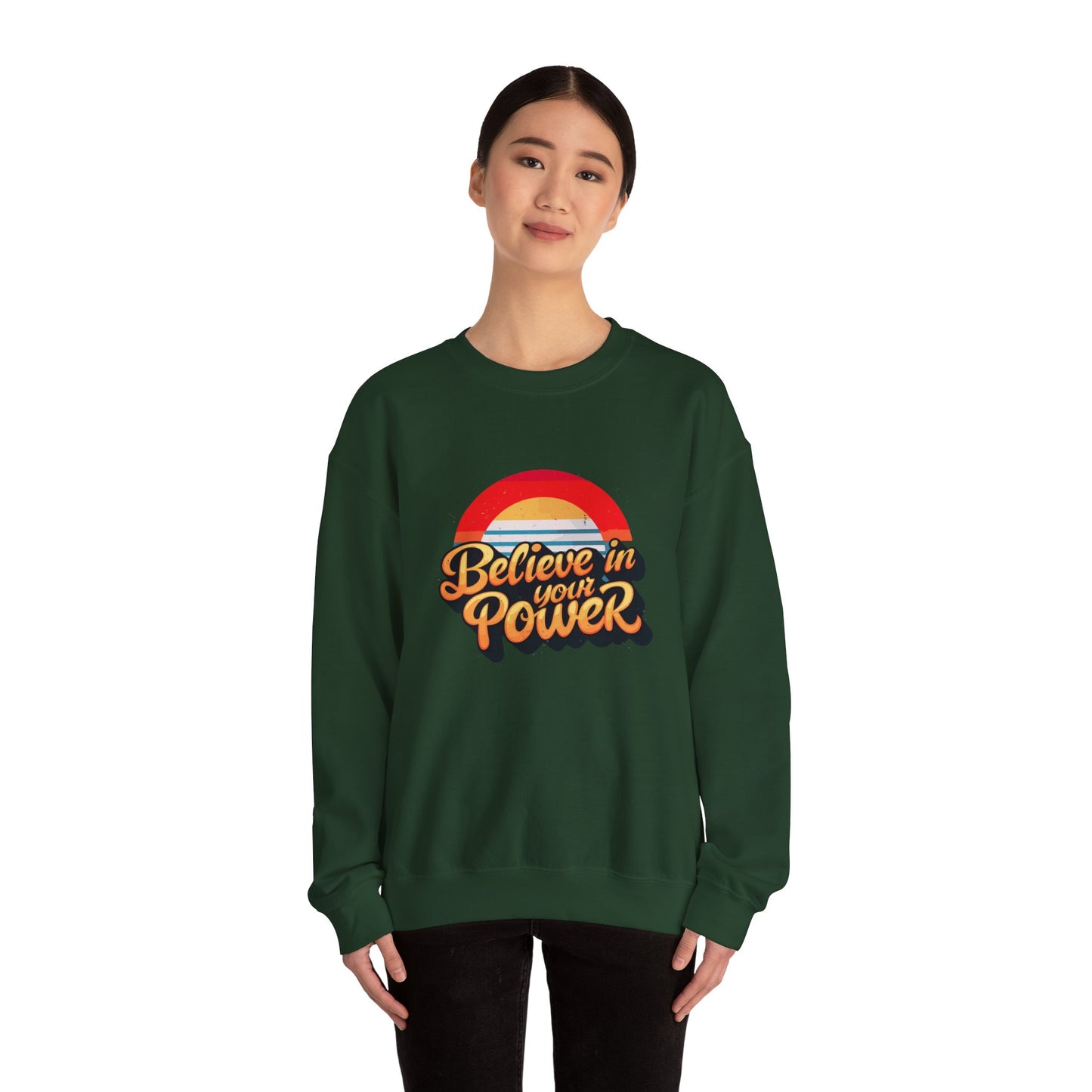Believe In Your Power Unisex Heavy Blend™ Crewneck Sweatshirt