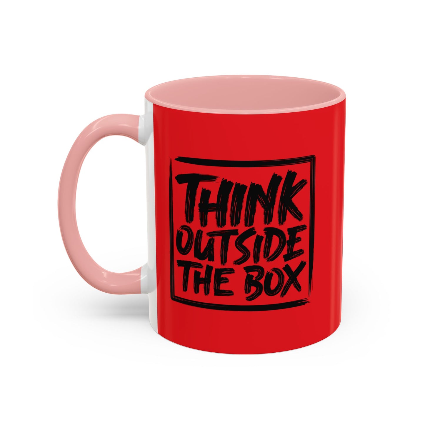 Think Outside The Box Accent Coffee Mug (11, 15oz)