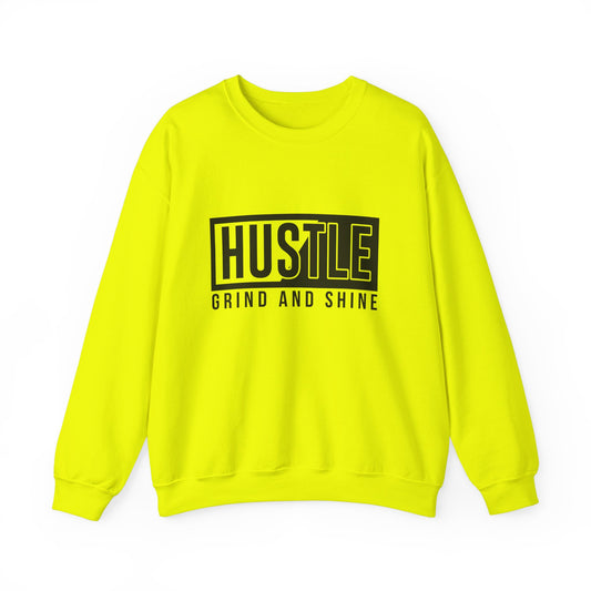 Hustle Grind And Shine Unisex Heavy Blend™ Crewneck Sweatshirt