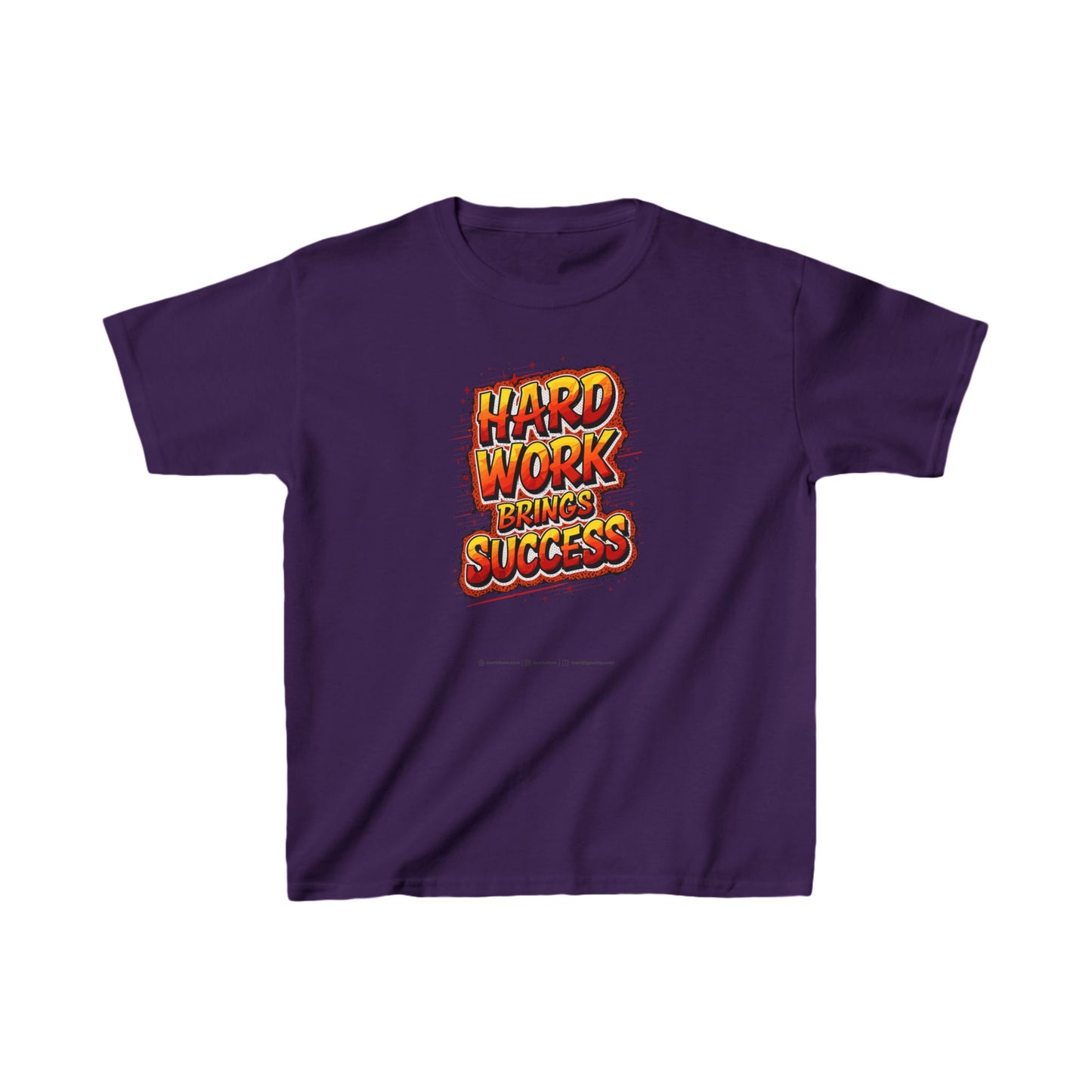 Hard Work Brings Success Kids Heavy Cotton™ Tee