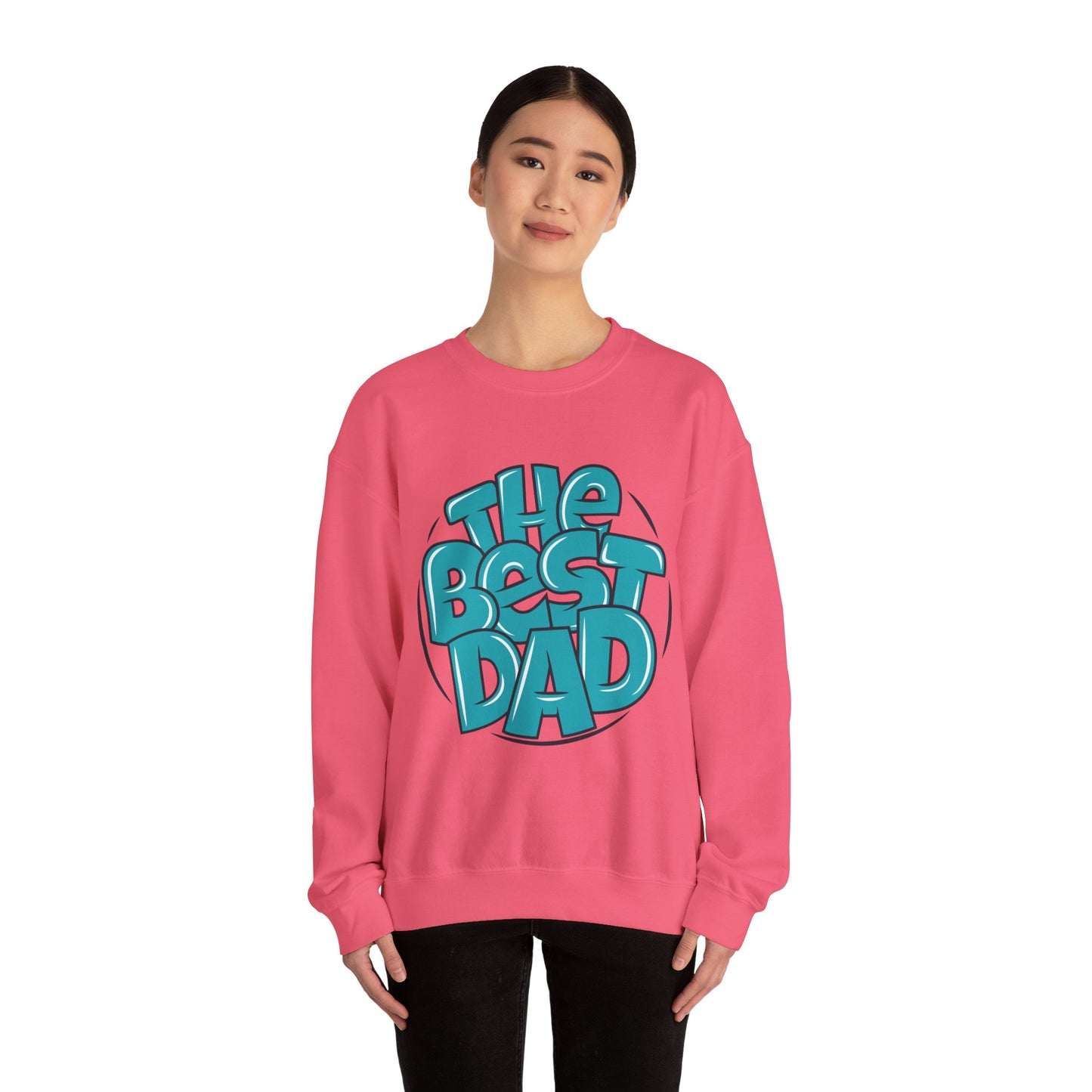 The Best Dad Unisex Heavy Blend™ Crewneck Sweatshirt