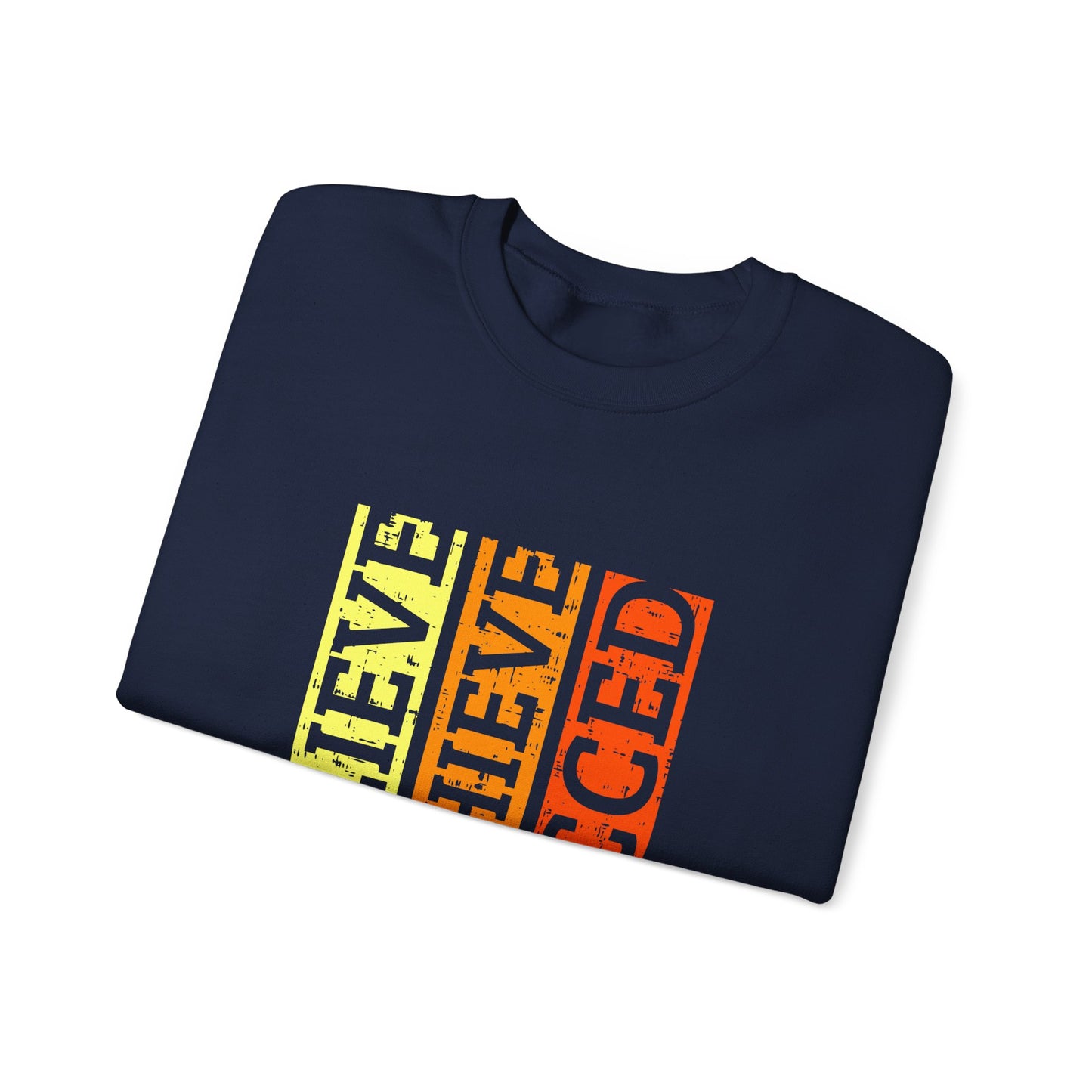 Belive Achieve Succed Unisex Heavy Blend™ Crewneck Sweatshirt