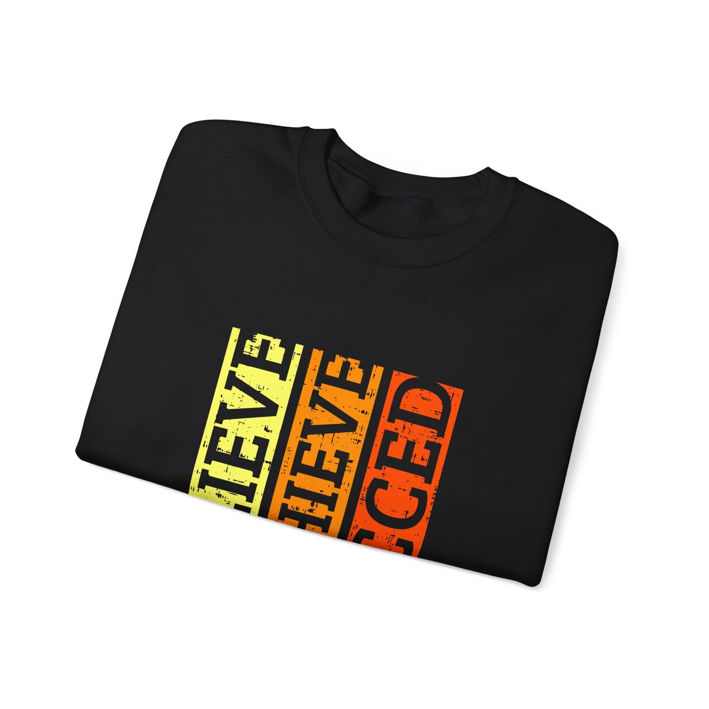 Belive Achieve Succed Unisex Heavy Blend™ Crewneck Sweatshirt