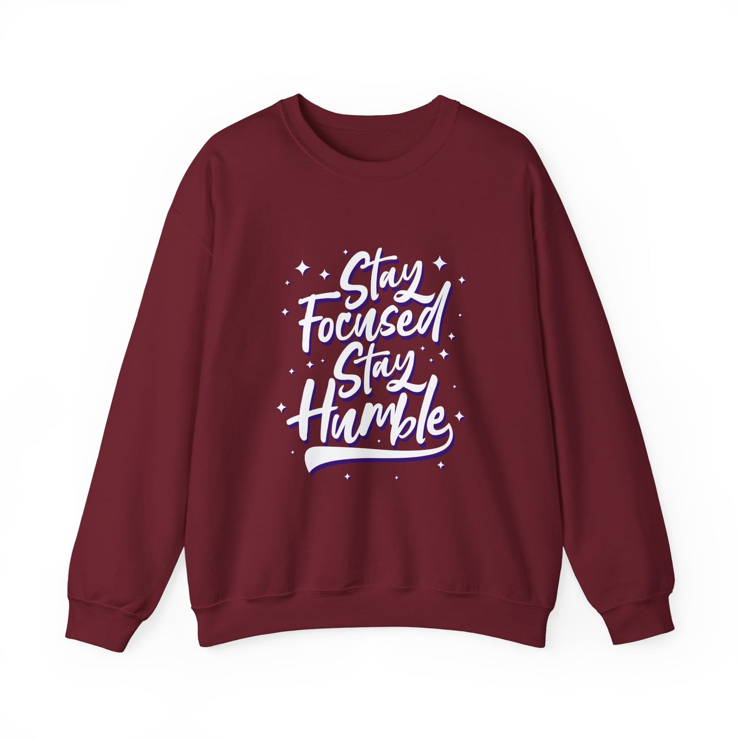Stay Focused Stay Humble Unisex Heavy Blend™ Crewneck Sweatshirt