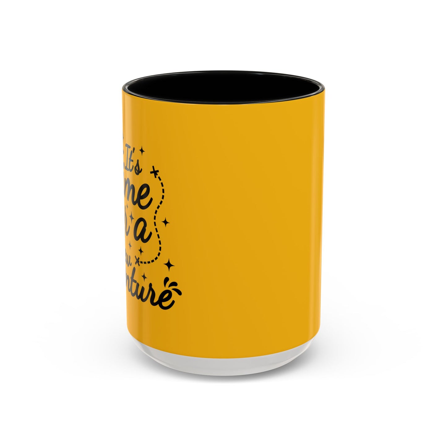 It's Time For A New Adventure Accent Coffee Mug (11, 15oz)