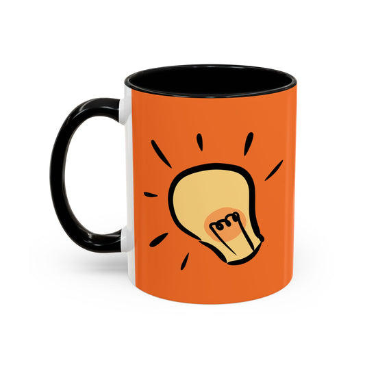 Light Bulb Accent Coffee Mug (11, 15oz)