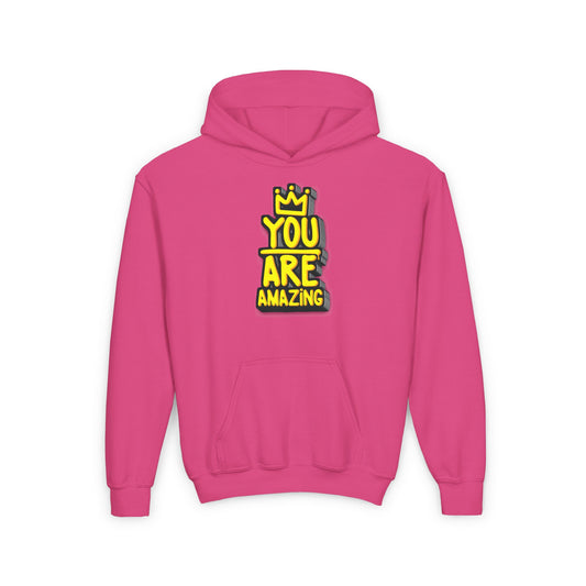You Are Amazing Youth Heavy Blend Hooded Sweatshirt
