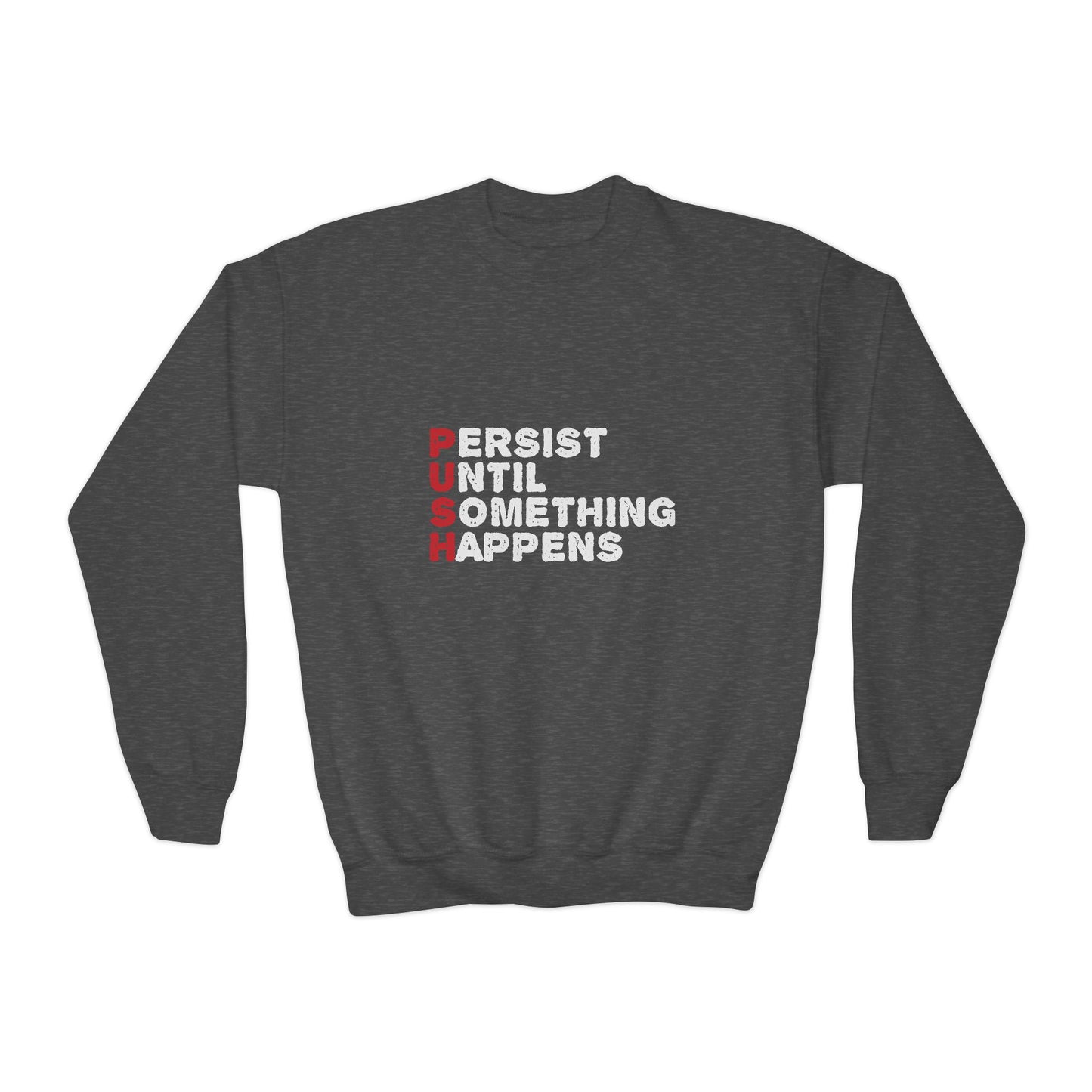 Persist Until Something Happens Youth Crewneck Sweatshirt