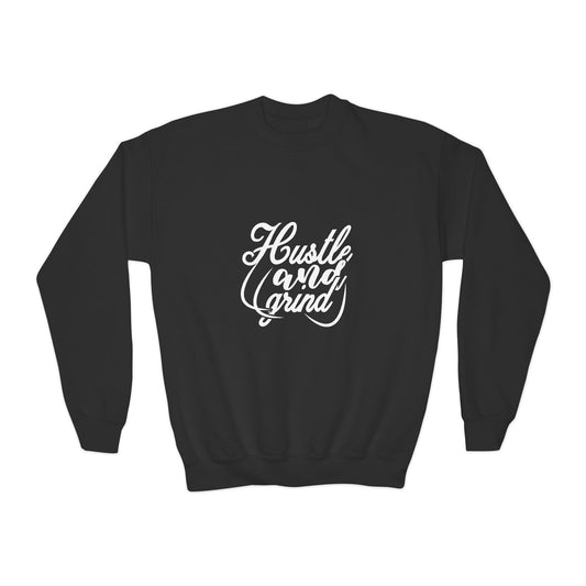 Hustle And Grind Youth Crewneck Sweatshirt