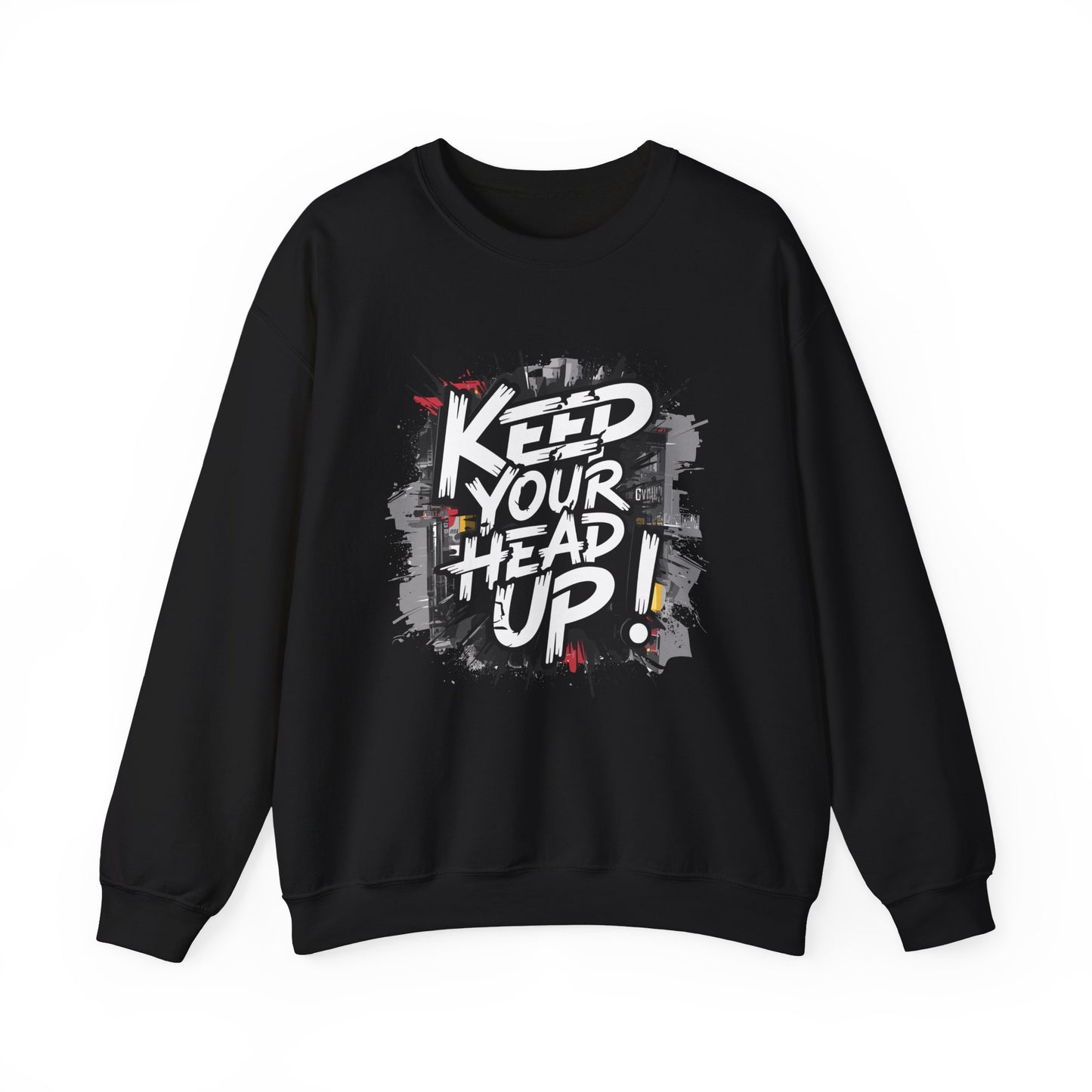 Keep Your Head Up ! Unisex Heavy Blend™ Crewneck Sweatshirt