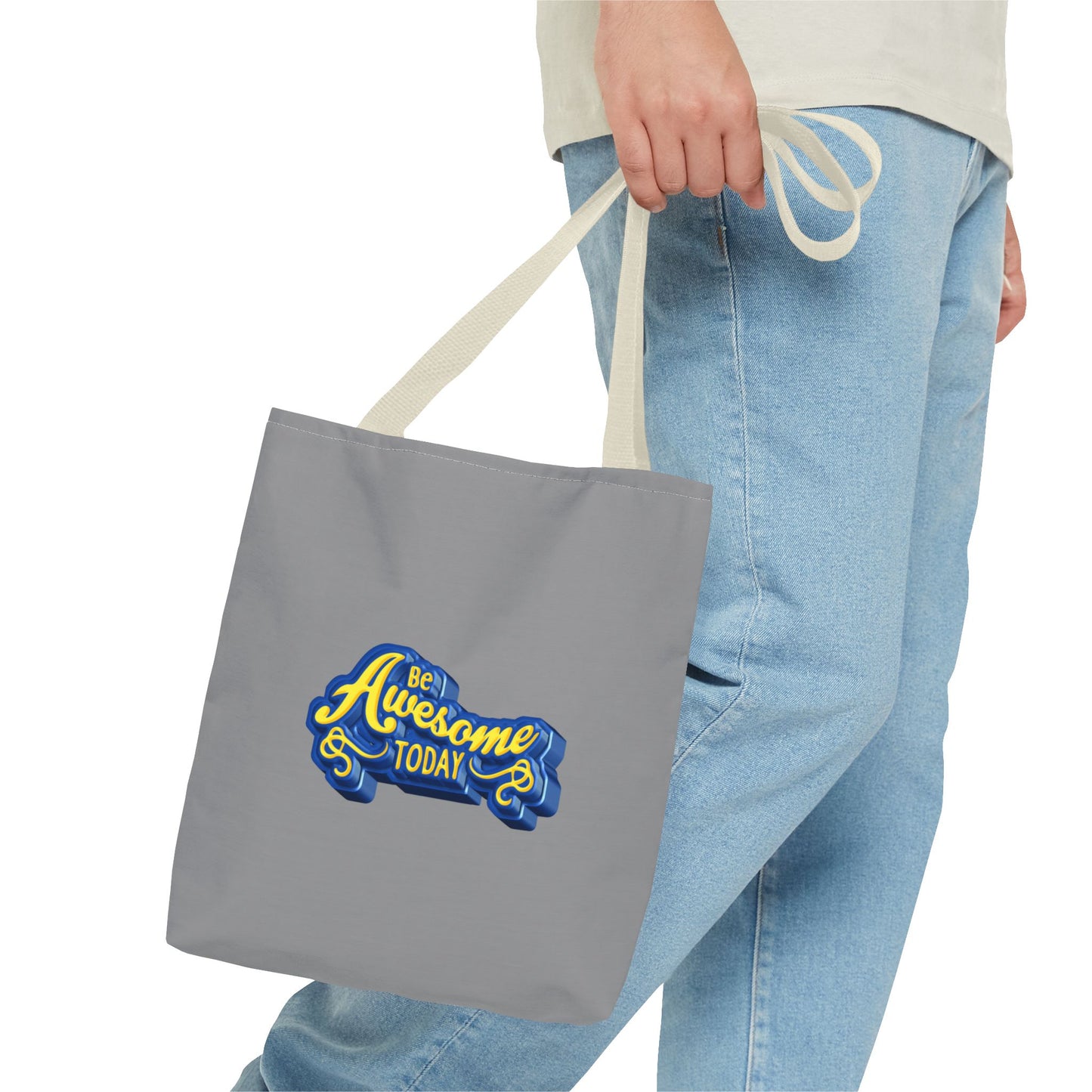 Be Awesome Today Tote Bag (AOP)