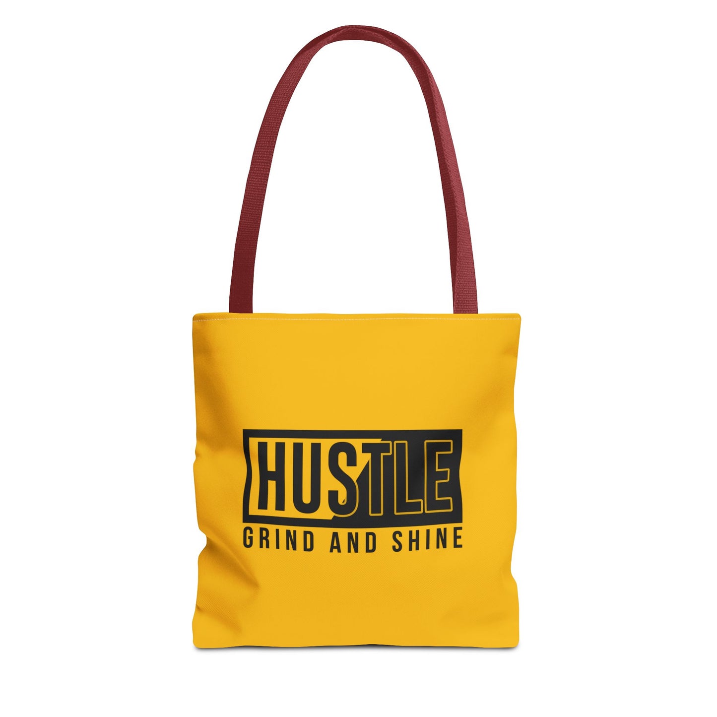Hustle Grind And Shine Tote Bag (AOP)