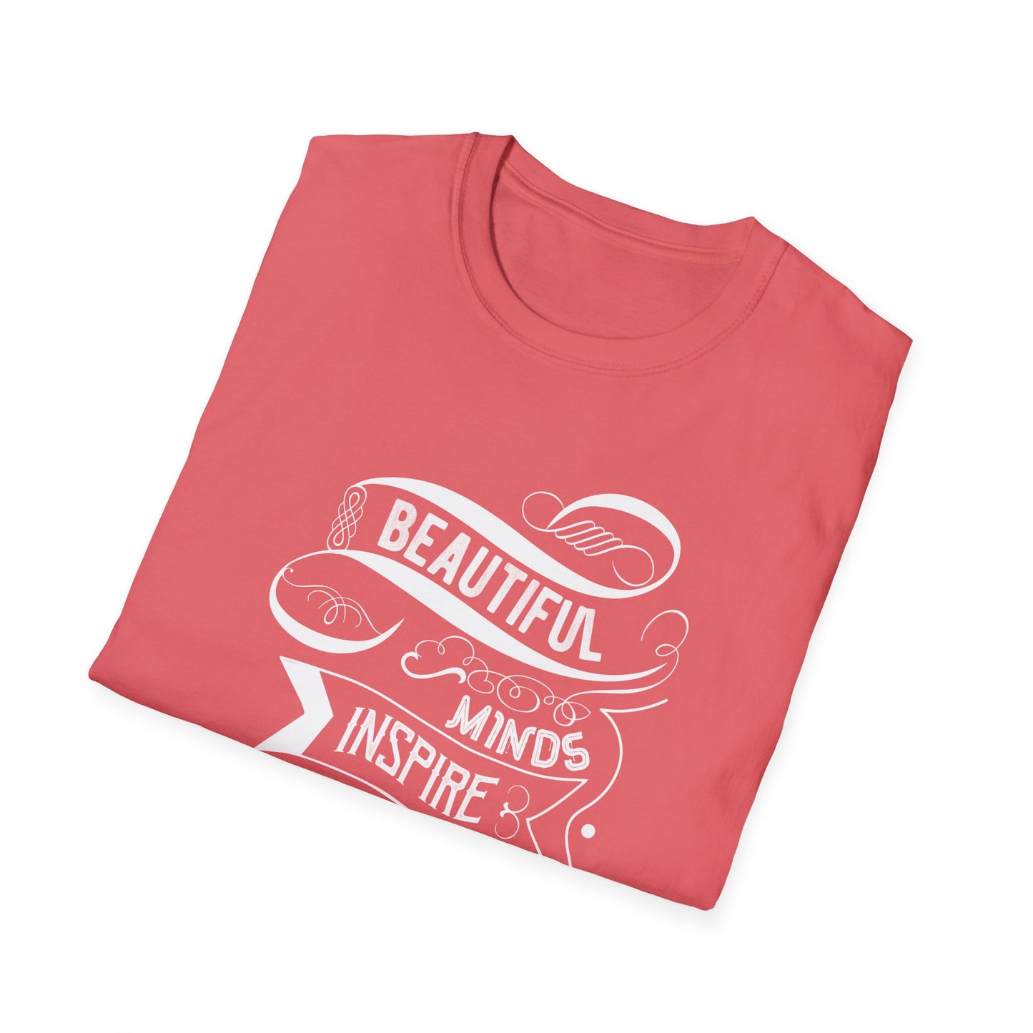 Beautiful Minds Inspire Others Unisex Softstyle T-Shirt