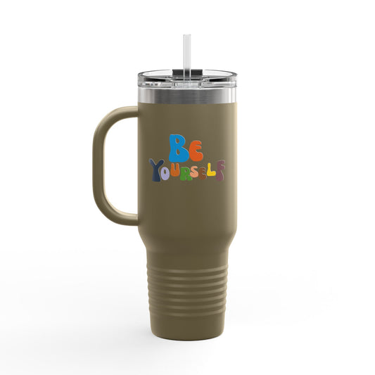 Be Yourself Insulated Travel Mug, 40oz