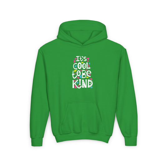 It's Cool To Be Kind Youth Heavy Blend Hooded Sweatshirt