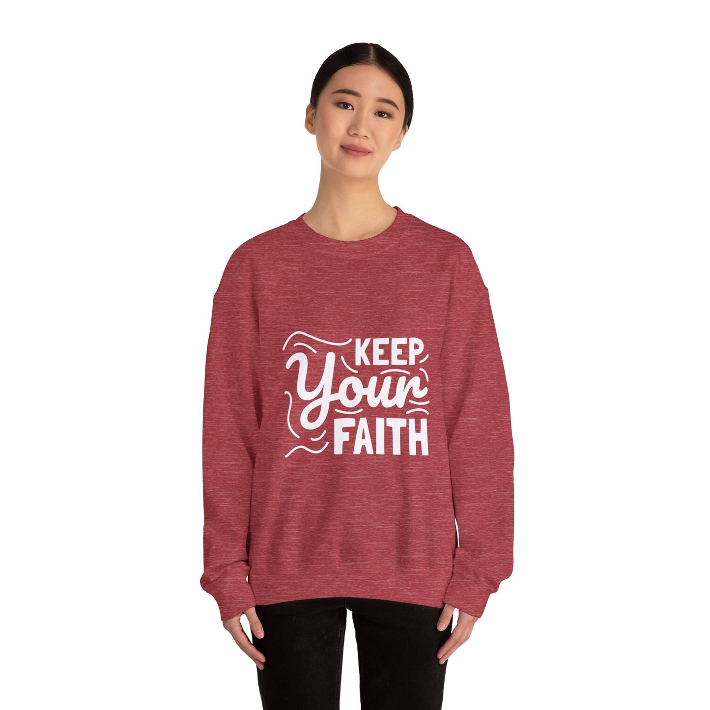 Keep Your Faith Unisex Heavy Blend™ Crewneck Sweatshirt